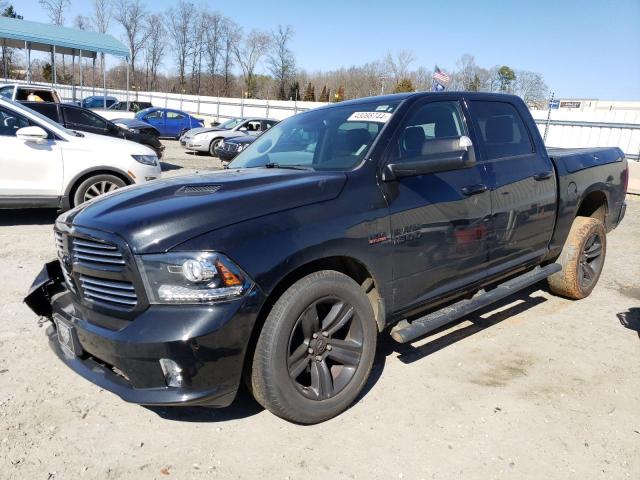 1C6RR7MT5HS824643 - 2017 RAM 1500 SPORT BLACK photo 1