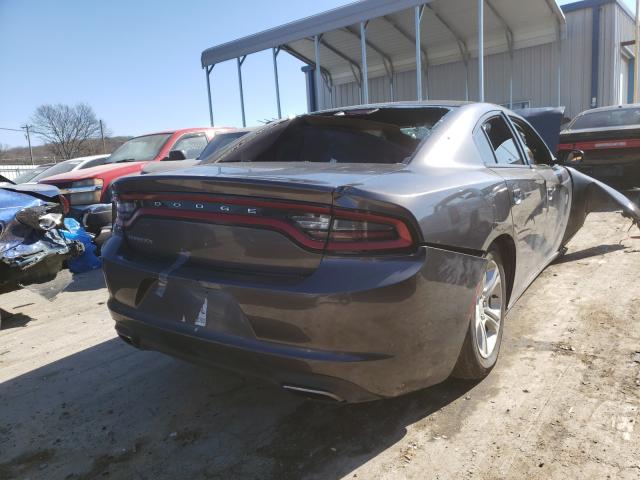 2C3CDXBG0FH852765 - 2015 DODGE CHARGER SE GRAY photo 4