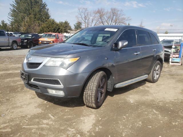 2HNYD2H40CH511955 - 2012 ACURA MDX TECHNOLOGY GRAY photo 1