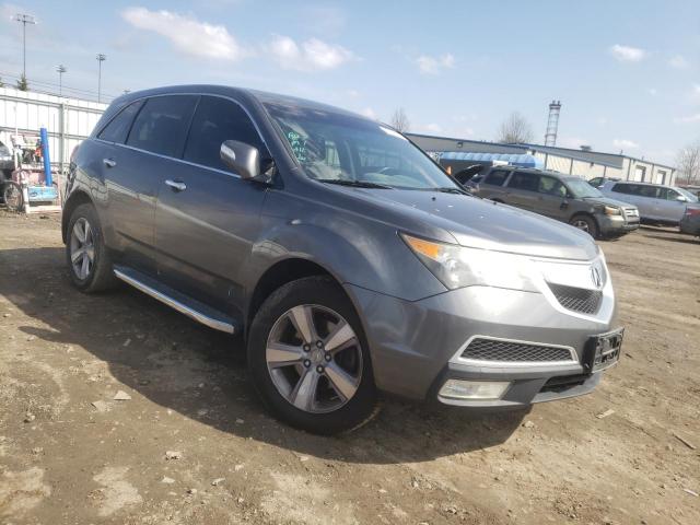 2HNYD2H40CH511955 - 2012 ACURA MDX TECHNOLOGY GRAY photo 4