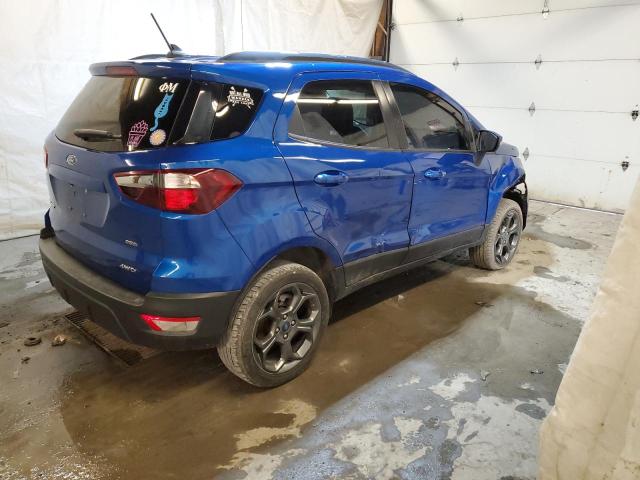 MAJ6P1CL1JC205883 - 2018 FORD ECOSPORT SES BLUE photo 3