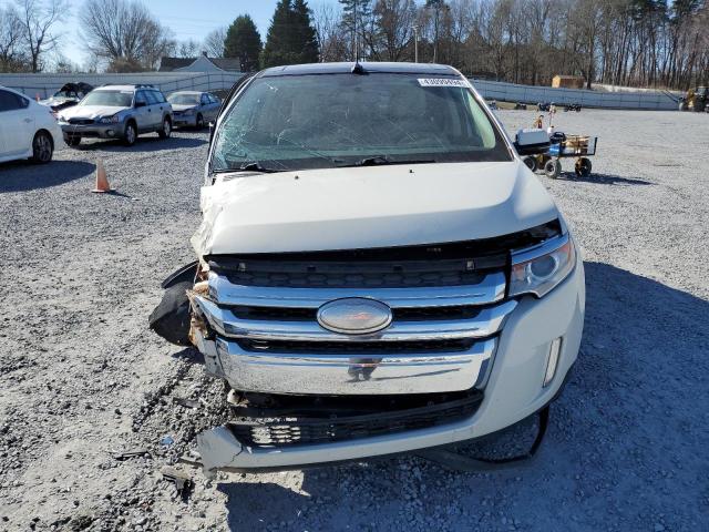 2FMDK3JC9CBA36158 - 2012 FORD EDGE SEL WHITE photo 5