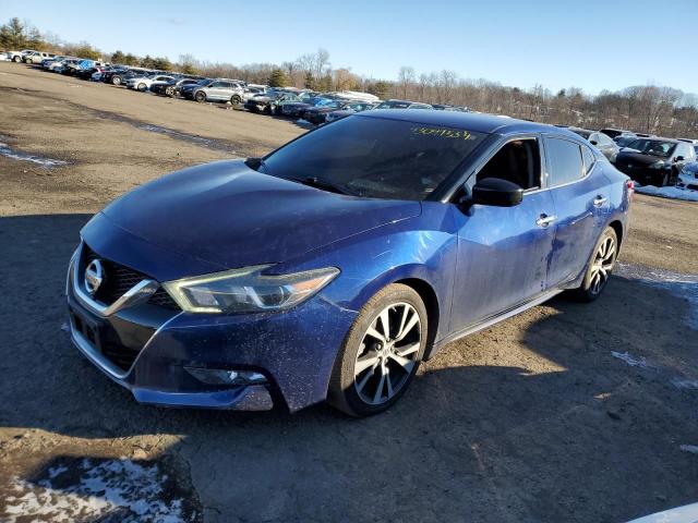 1N4AA6AP3JC373068 - 2018 NISSAN MAXIMA 3.5S BLUE photo 1