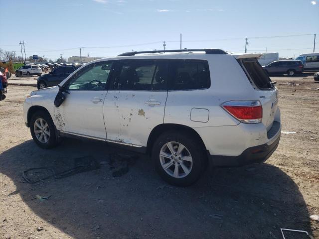 5TDZK3EH4CS082785 - 2012 TOYOTA HIGHLANDER BASE أبيض صورة 2