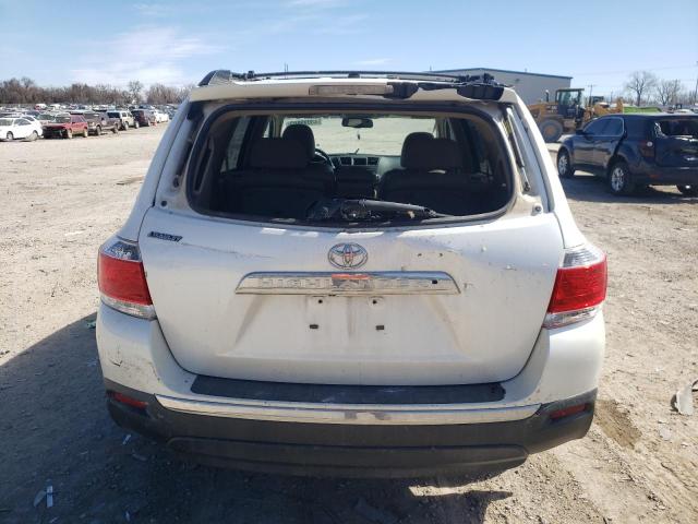 5TDZK3EH4CS082785 - 2012 TOYOTA HIGHLANDER BASE أبيض صورة 6