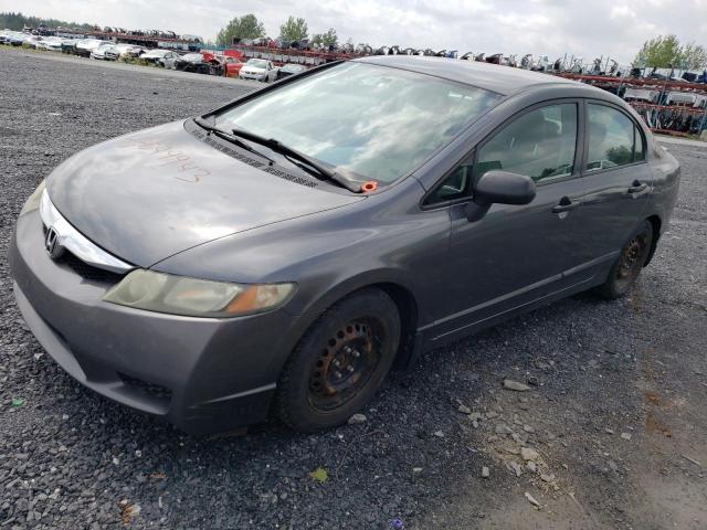 2HGFA1F23AH030176 - 2010 HONDA CIVIC DX GRAY photo 1