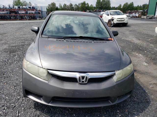 2HGFA1F23AH030176 - 2010 HONDA CIVIC DX GRAY photo 5