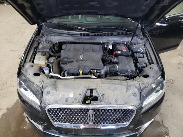 3LN6L5FC2HR614992 - 2017 LINCOLN MKZ RESERVE შავი ფოტო 11