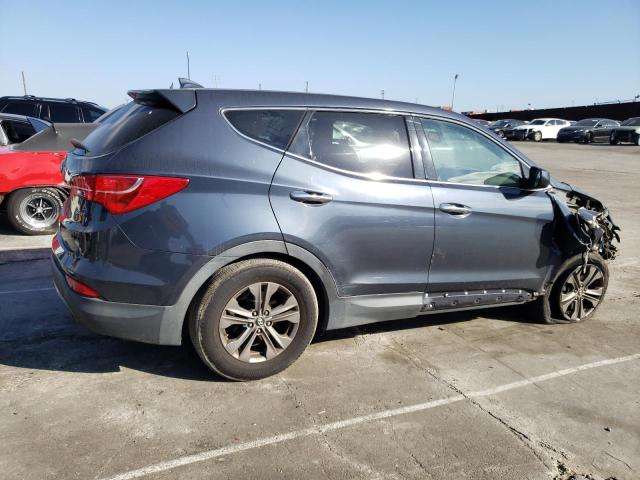 5XYZT3LB4DG031040 - 2013 HYUNDAI SANTA FE S BLUE photo 3