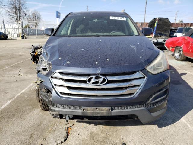 5XYZT3LB4DG031040 - 2013 HYUNDAI SANTA FE S BLUE photo 5