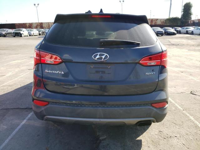 5XYZT3LB4DG031040 - 2013 HYUNDAI SANTA FE S BLUE photo 6