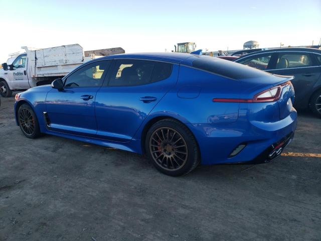 KNAE35LC9J6012305 - 2018 KIA STINGER GT BLUE photo 2