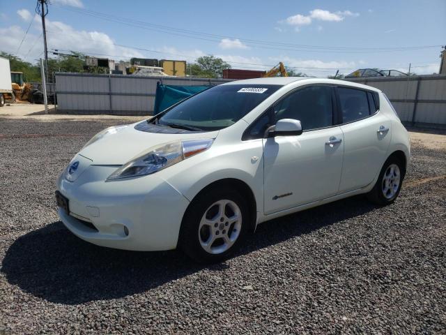 JN1AZ0CP9CT020188 - 2012 NISSAN LEAF SV WHITE photo 1