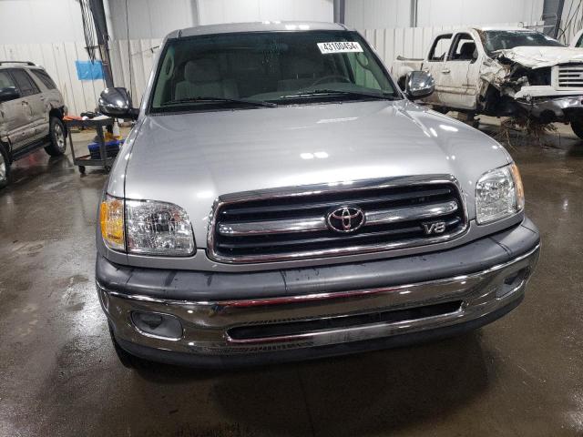 5TBRT34182S221146 - 2002 TOYOTA TUNDRA ACCESS CAB ვერცხლისფერი ფოტო 5