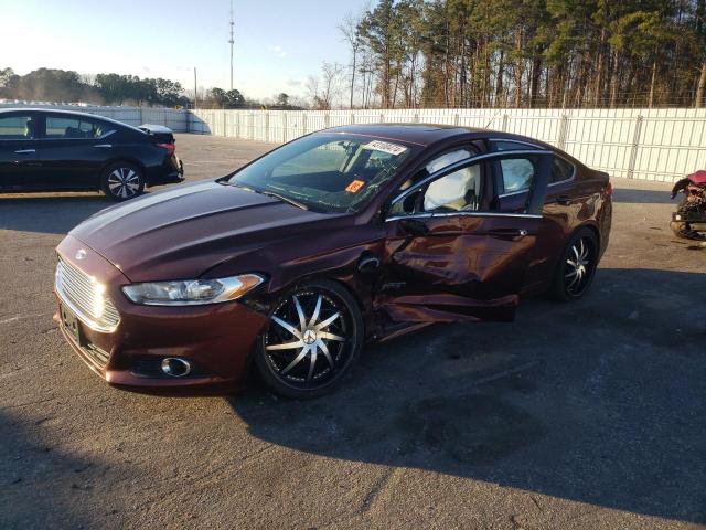 3FA6P0PU2FR210290 - 2015 FORD FUSION SE PHEV BURGUNDY photo 1