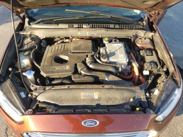 3FA6P0PU2FR210290 - 2015 FORD FUSION SE PHEV BURGUNDY photo 11