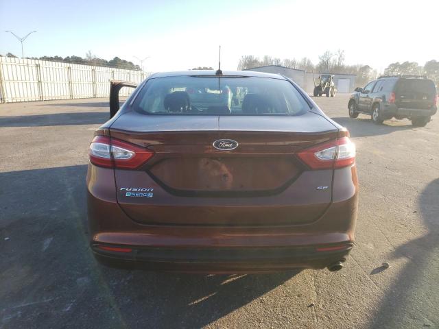 3FA6P0PU2FR210290 - 2015 FORD FUSION SE PHEV BURGUNDY photo 6