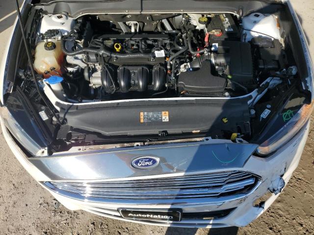 3FA6P0H70DR290985 - 2013 FORD FUSION SE WHITE photo 11