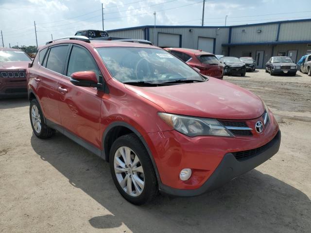 2T3YFREVXFW177072 - 2015 TOYOTA RAV4 LIMITED RED photo 4