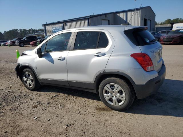 3GNCJKSB1GL256740 - 2016 CHEVROLET TRAX LS SILVER photo 2