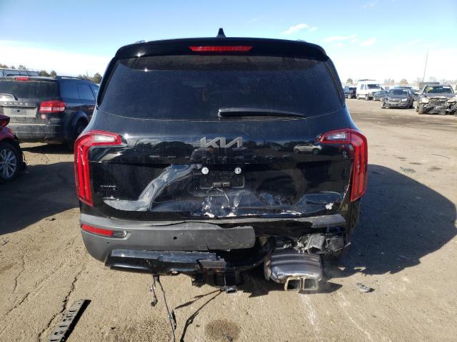 5XYP5DHC4NG311714 - 2022 KIA TELLURIDE SX BLACK photo 6