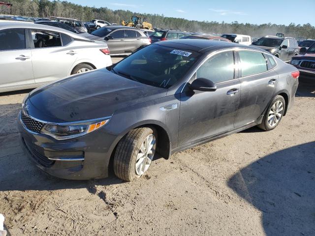 5XXGU4L35JG215471 - 2018 KIA OPTIMA EX GRAY photo 1