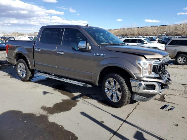 1FTEW1EG8JKC94754 - 2018 FORD F150 SUPERCREW GRAY photo 4