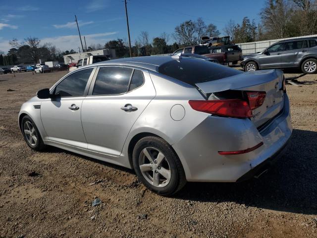 KNAGM4A77E5455229 - 2014 KIA OPTIMA LX SILVER photo 2