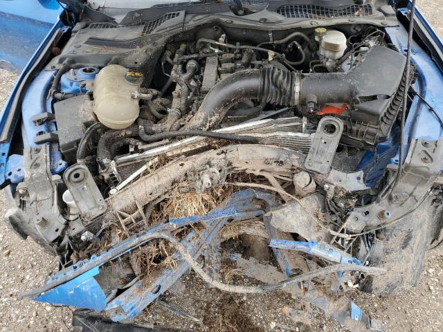 1FA6P8TH8M5133741 - 2021 FORD MUSTANG BLUE photo 11