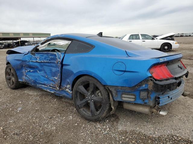 1FA6P8TH8M5133741 - 2021 FORD MUSTANG BLUE photo 2