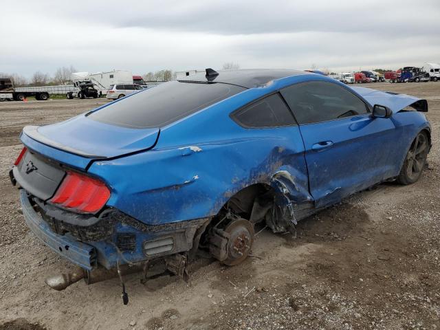 1FA6P8TH8M5133741 - 2021 FORD MUSTANG BLUE photo 3