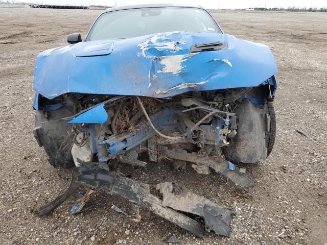 1FA6P8TH8M5133741 - 2021 FORD MUSTANG BLUE photo 5