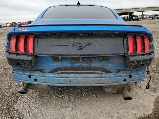 1FA6P8TH8M5133741 - 2021 FORD MUSTANG BLUE photo 6