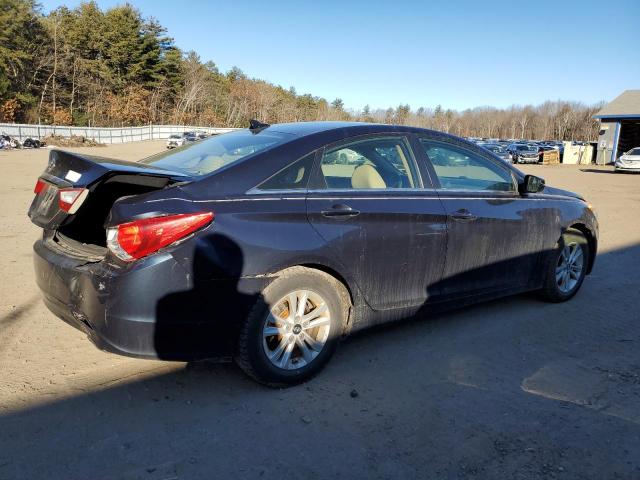 5NPEB4AC9CH370385 - 2012 HYUNDAI SONATA GLS BLUE photo 3