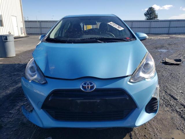 JTDKDTB33G1131174 - 2016 TOYOTA PRIUS C BLUE photo 5