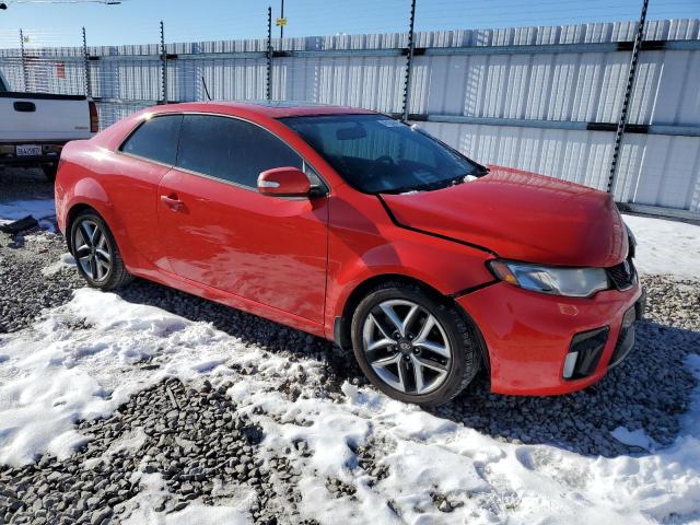 KNAFW6A35A5261100 - 2010 KIA FORTE SX RED photo 4