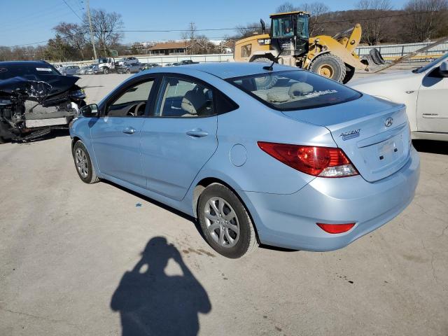 KMHCT4AE7EU660294 - 2014 HYUNDAI ACCENT GLS BLUE photo 2