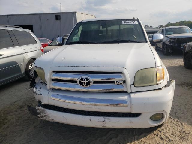 5TBBT44114S446101 - 2004 TOYOTA TUNDRA ACC WHITE photo 5