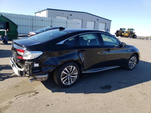 1HGCV3F47MA009726 - 2021 HONDA ACCORD HYBRID EX BLACK photo 3