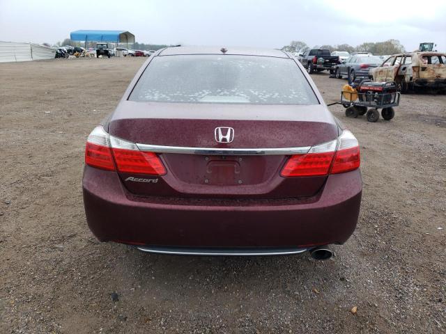 1HGCR2F86EA157448 - 2014 HONDA ACCORD EXL BURGUNDY photo 6