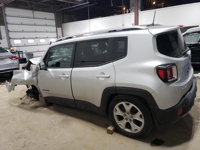 ZACCJBDB9JPH40756 - 2018 JEEP RENEGADE LIMITED SILVER photo 2