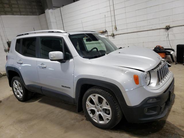 ZACCJBDB9JPH40756 - 2018 JEEP RENEGADE LIMITED SILVER photo 4