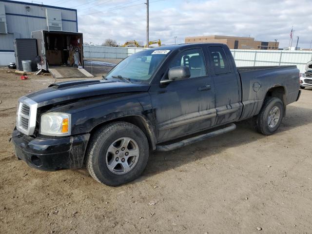 1D7HW42N15S110557 - 2005 DODGE DAKOTA SLT BLACK photo 1