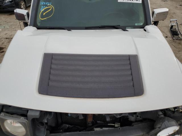 5GTDN13E878187721 - 2007 HUMMER H3 WHITE photo 11