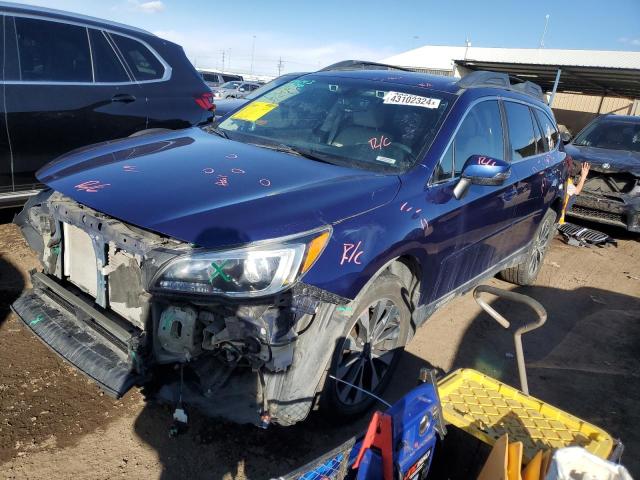 4S4BSANC0H3326267 - 2017 SUBARU OUTBACK 2.5I LIMITED BLUE photo 1