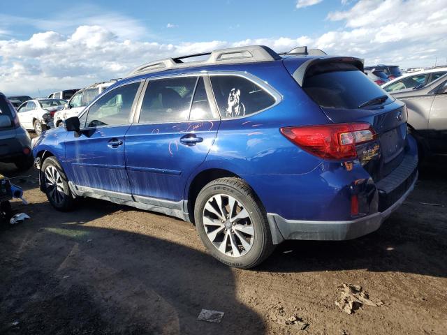 4S4BSANC0H3326267 - 2017 SUBARU OUTBACK 2.5I LIMITED BLUE photo 2