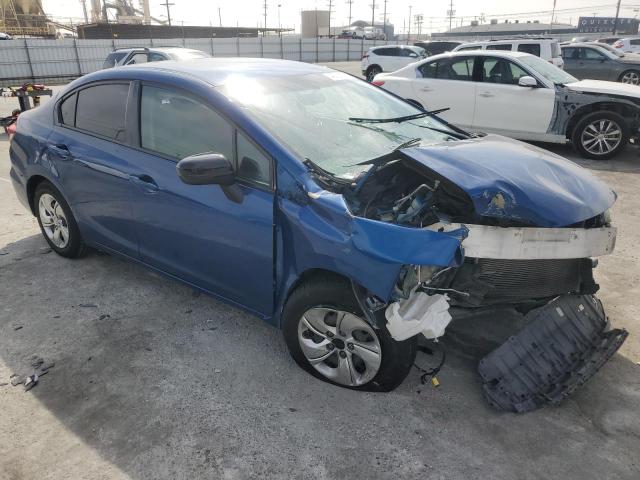 19XFB2F52FE270575 - 2015 HONDA CIVIC LX BLUE photo 4