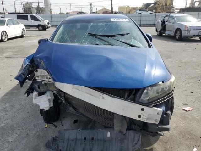 19XFB2F52FE270575 - 2015 HONDA CIVIC LX BLUE photo 5