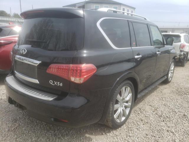 JN8AZ2NE0D9041535 - 2013 INFINITI QX56 BLACK photo 4