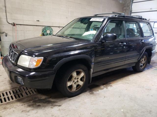 JF1SF65632H723407 - 2002 SUBARU FORESTER S შავი ფოტო 1